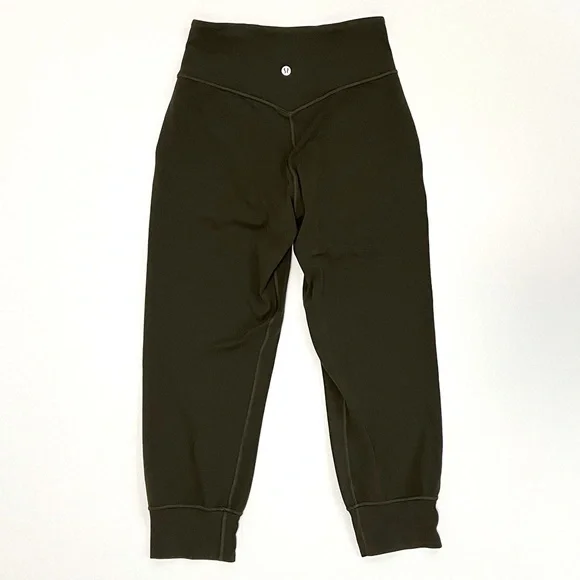 Lululemon Align Jogger Crop 23" 4/XS Dark Olive Green Cropped Pants Leggings OG - Picture 6 of 16